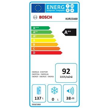 Bosch KUR15A60 spotřeba energie